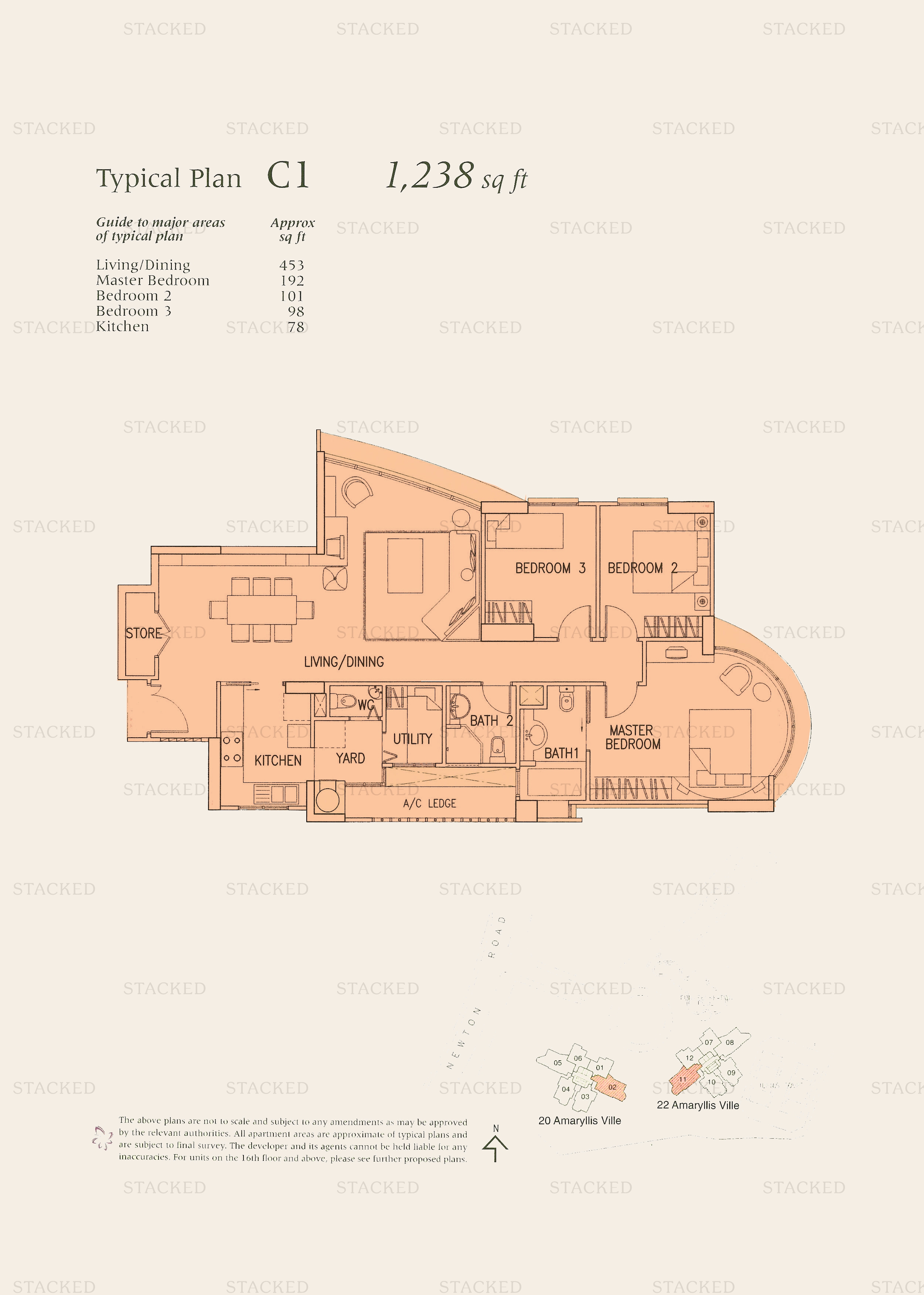 Stacked homes - Amaryllis Ville Singapore Condo Floor Plans, Images And ...