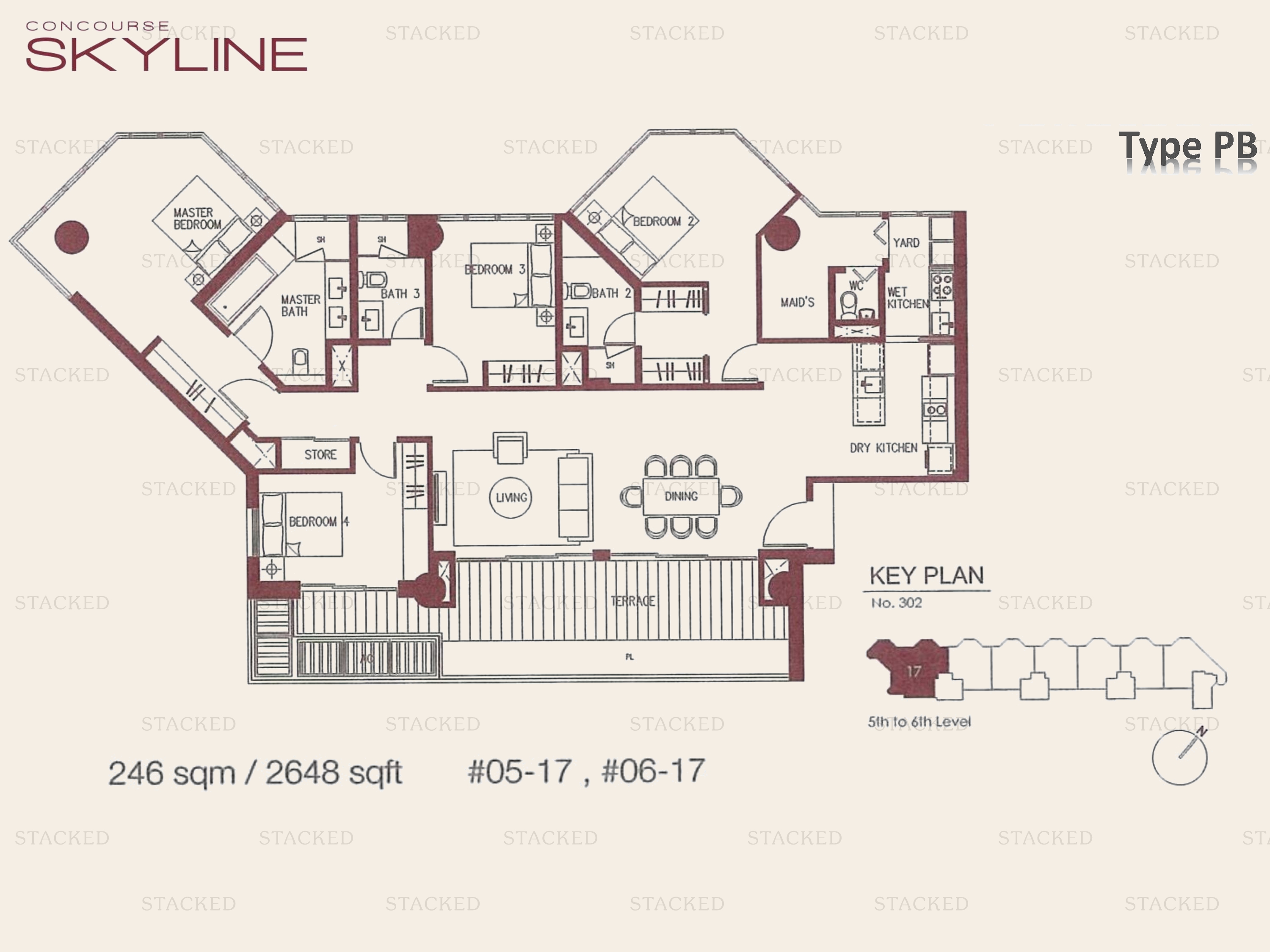 Thumbnail for Skyline City View Condo Floor Plans