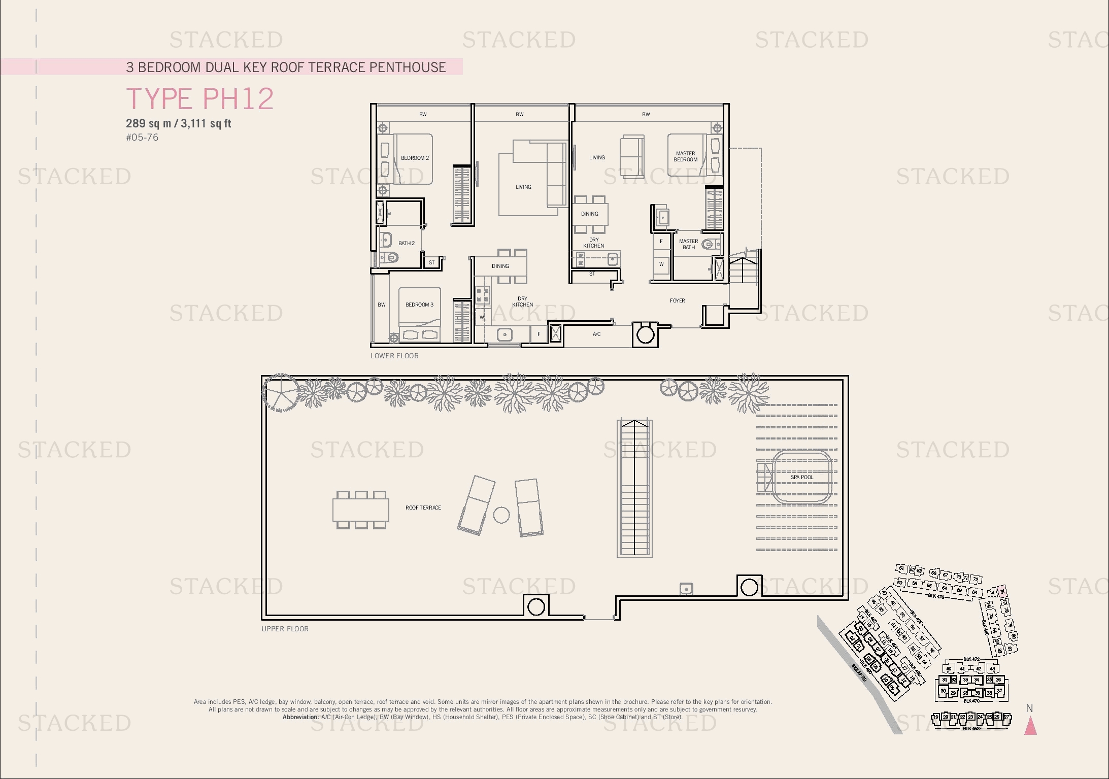 Flamingo Valley Penthouse floor plan
