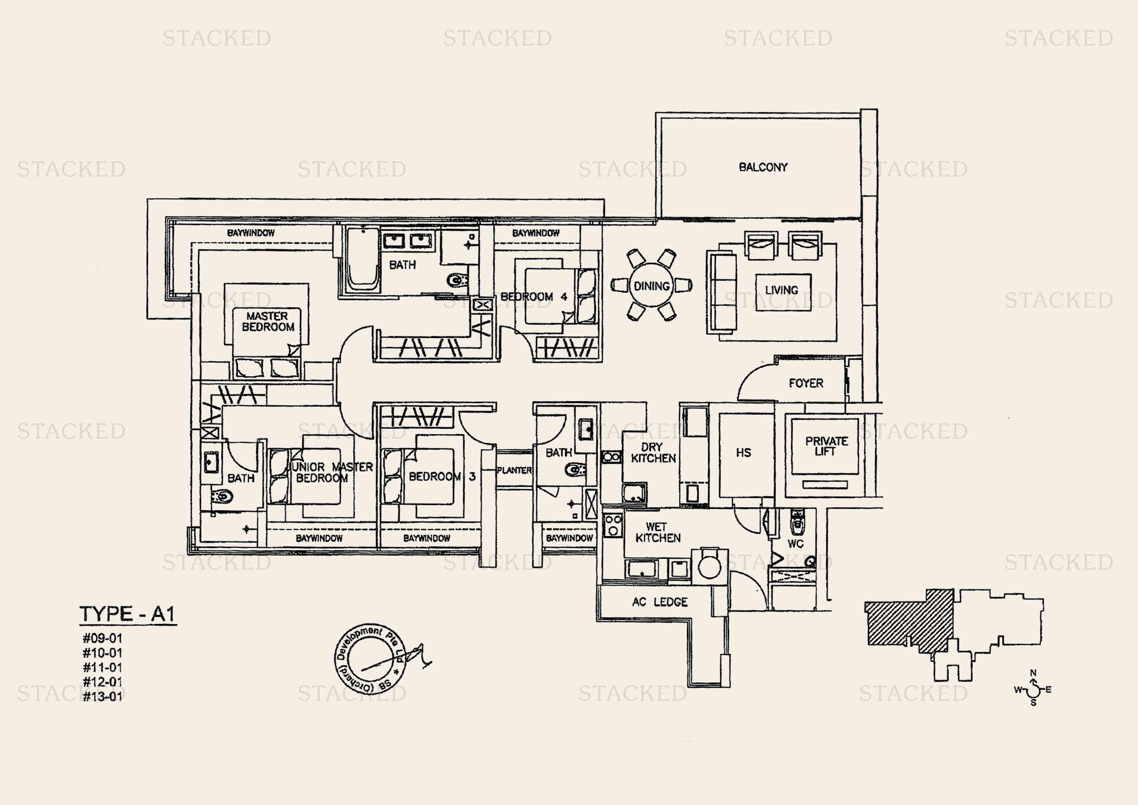 Stacked homes - Leonie Parc View Singapore Condo Floor Plans, Images ...