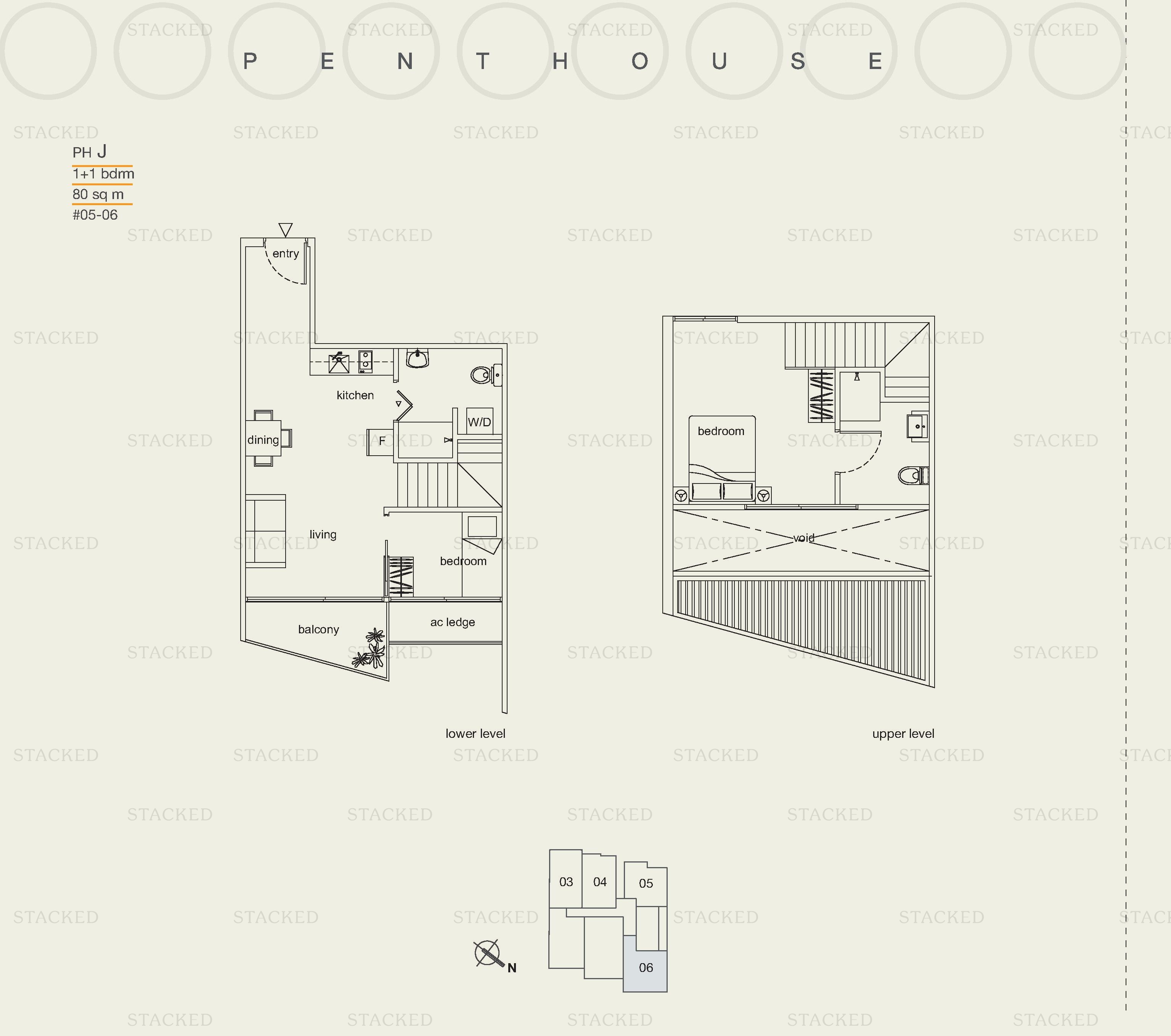 Stacked homes - Loft @ Rangoon Singapore Condo Floor Plans, Images And ...