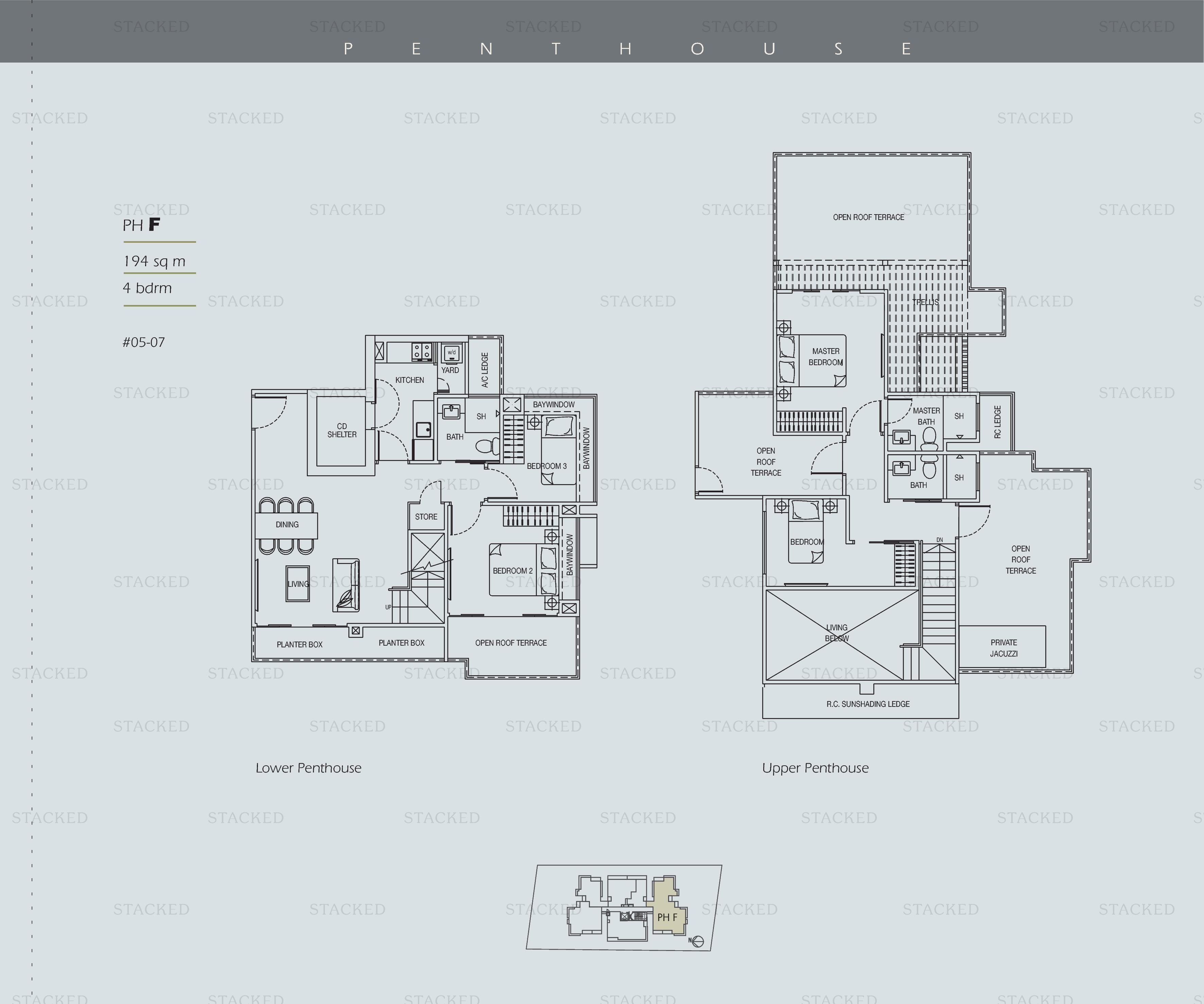 Stacked homes - Melrose Ville Singapore Condo Floor Plans, Images And ...