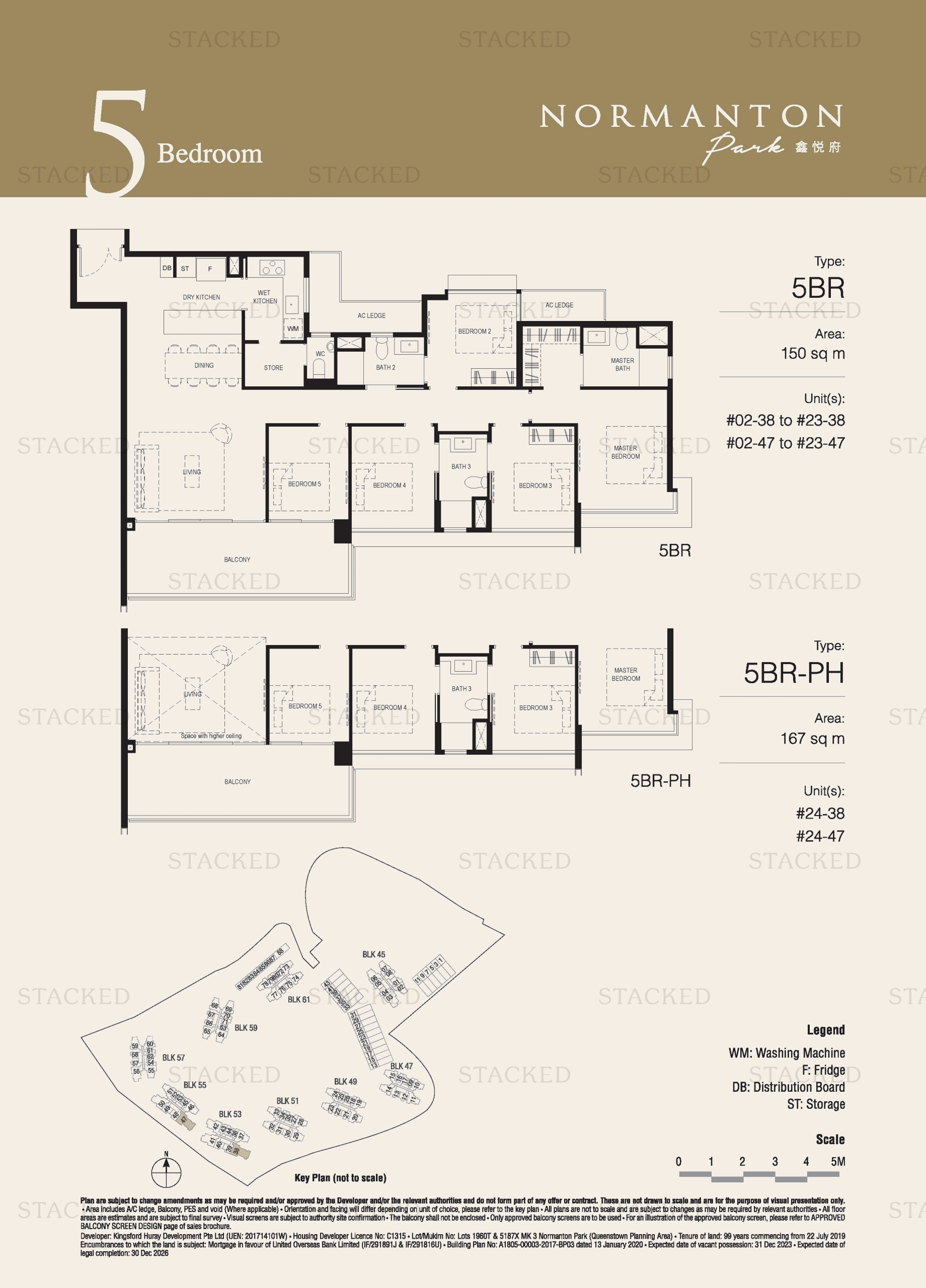 Normanton Park 5BR-PH floor plan