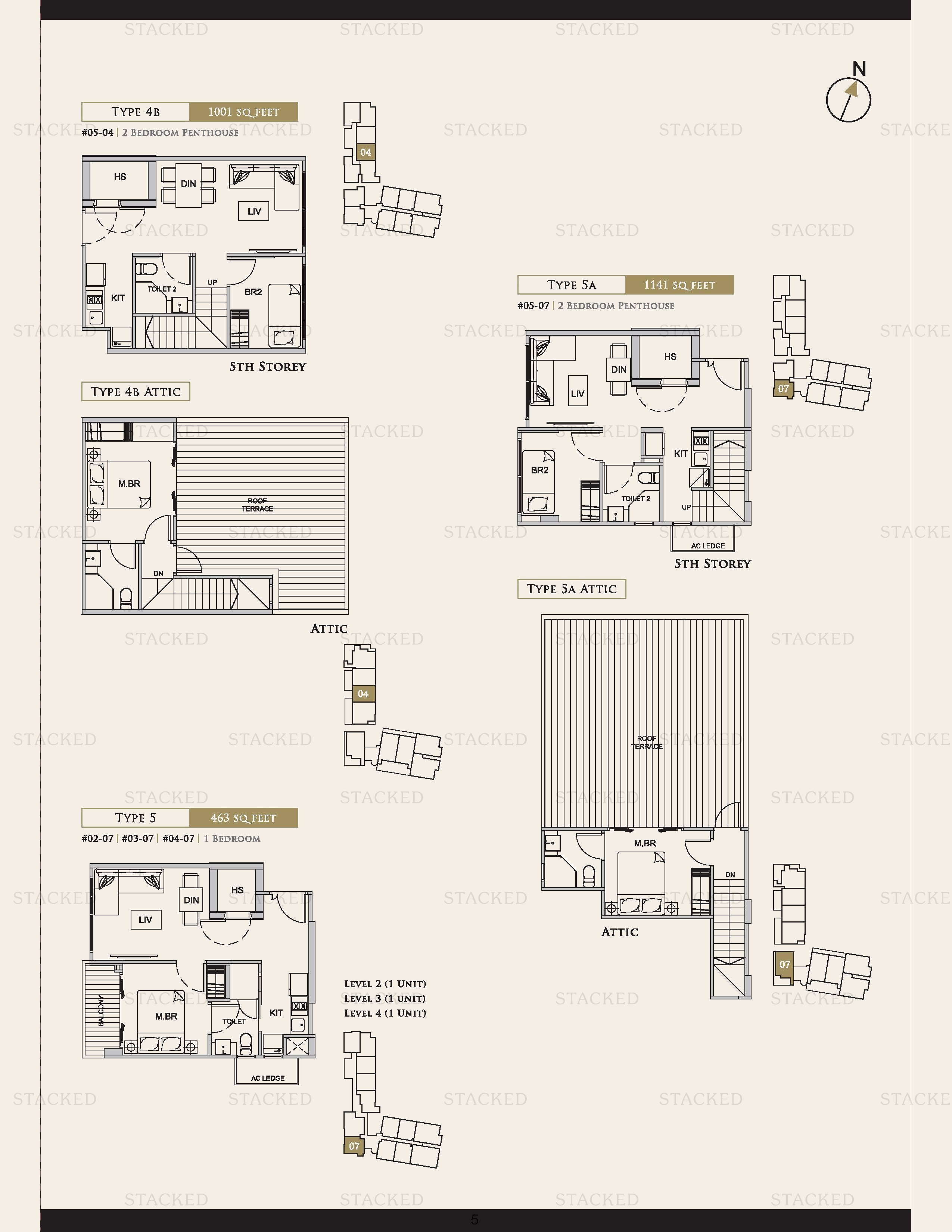 Stacked homes - Parc Bleu Singapore Condo Floor Plans, Images And ...