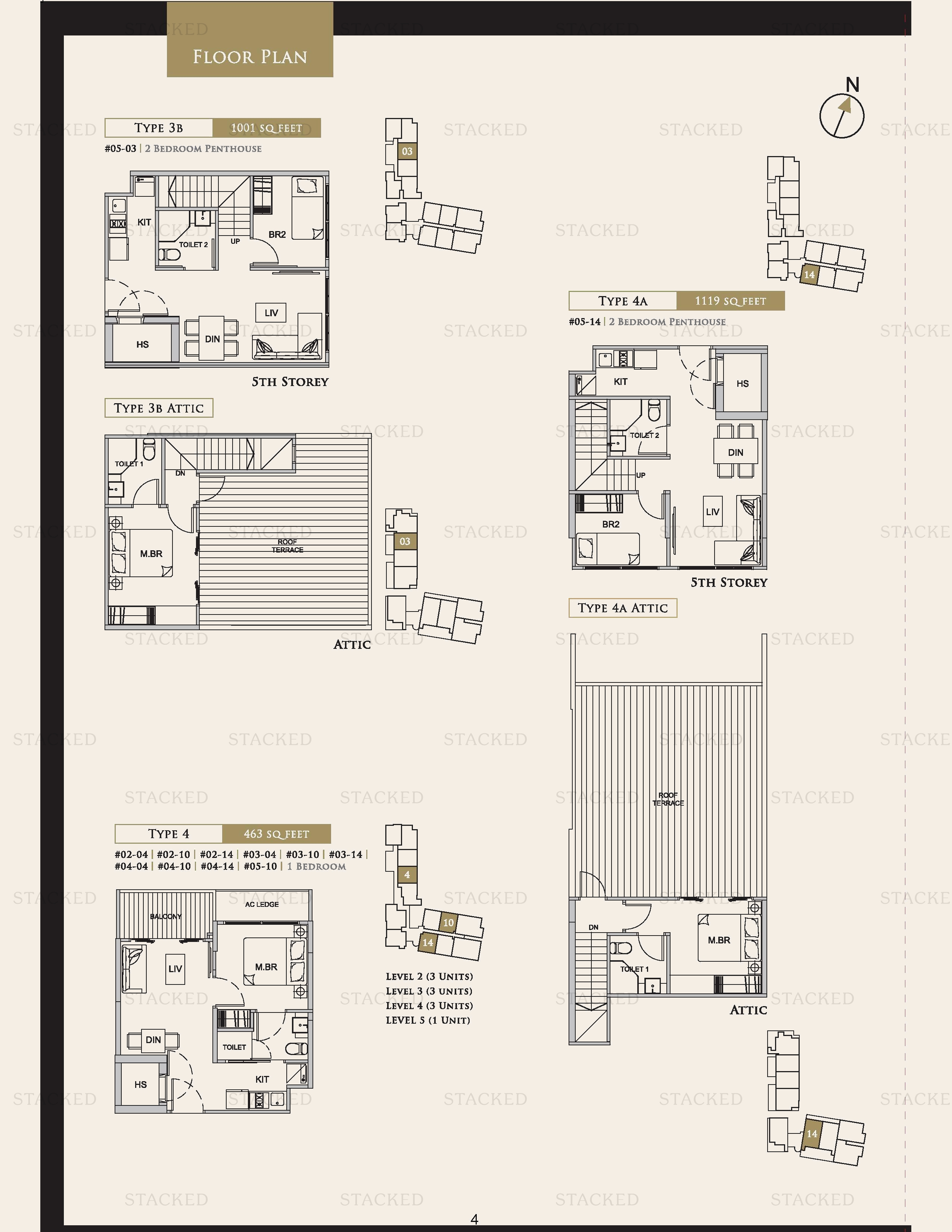 Stacked homes - Parc Bleu Singapore Condo Floor Plans, Images And ...