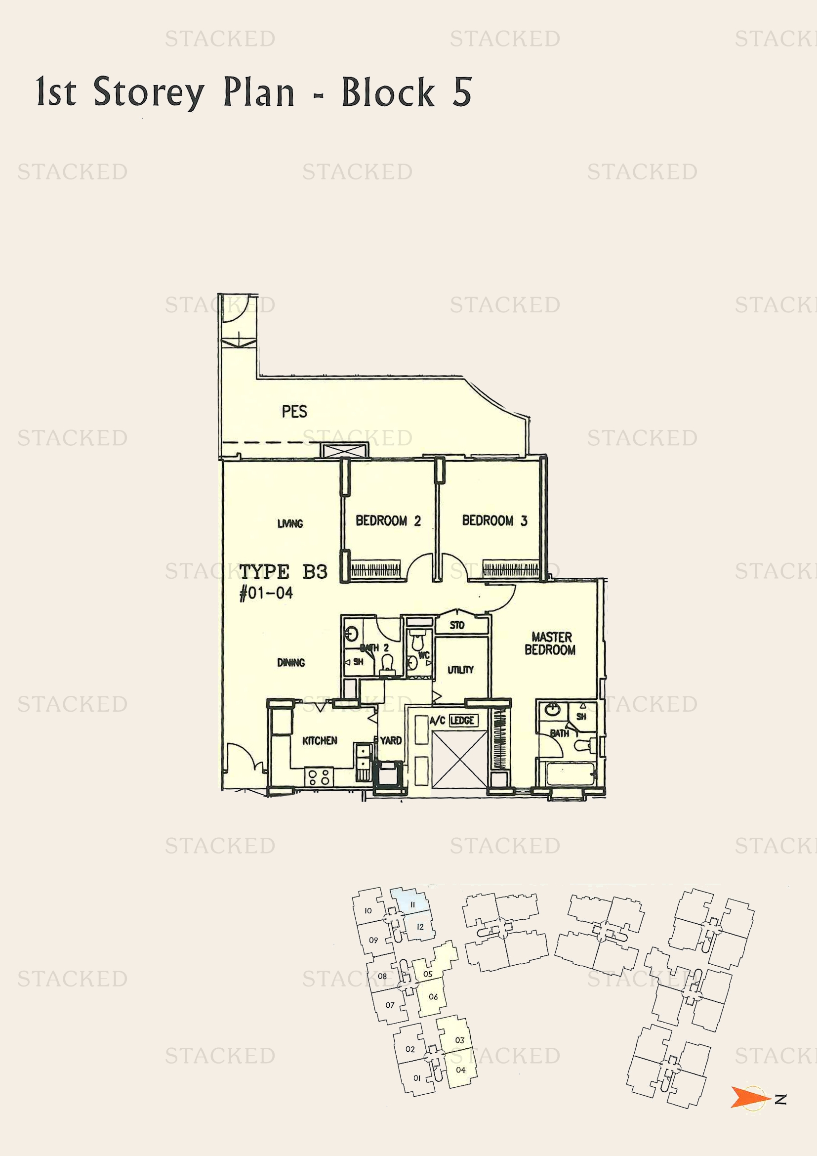 Stacked homes - Rivervale Crest Singapore Condo Floor Plans, Images And ...