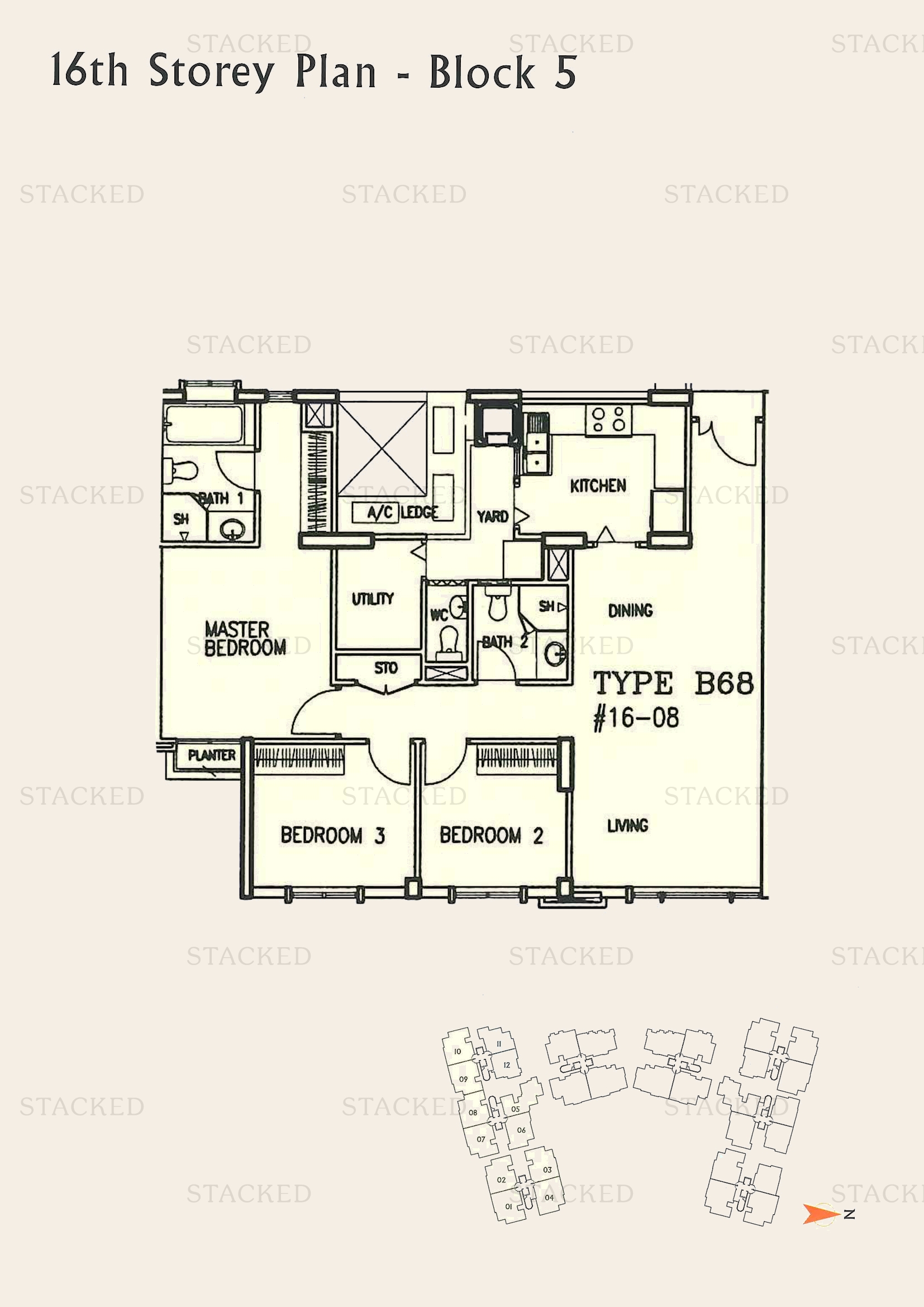 Stacked homes - Rivervale Crest Singapore Condo Floor Plans, Images And ...