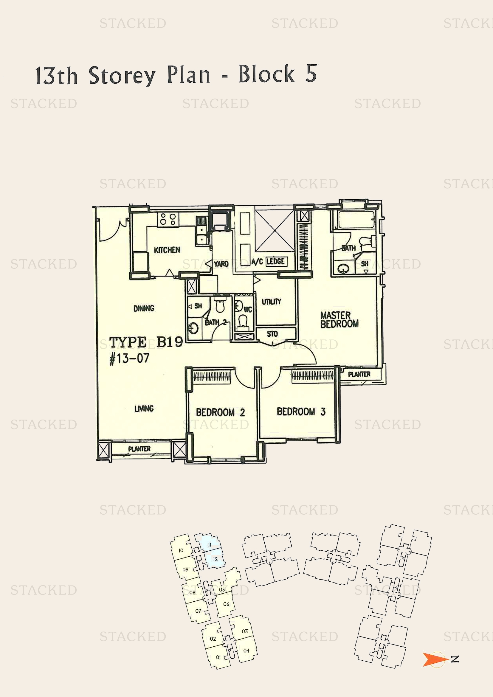 Stacked homes - Rivervale Crest Singapore Condo Floor Plans, Images And ...
