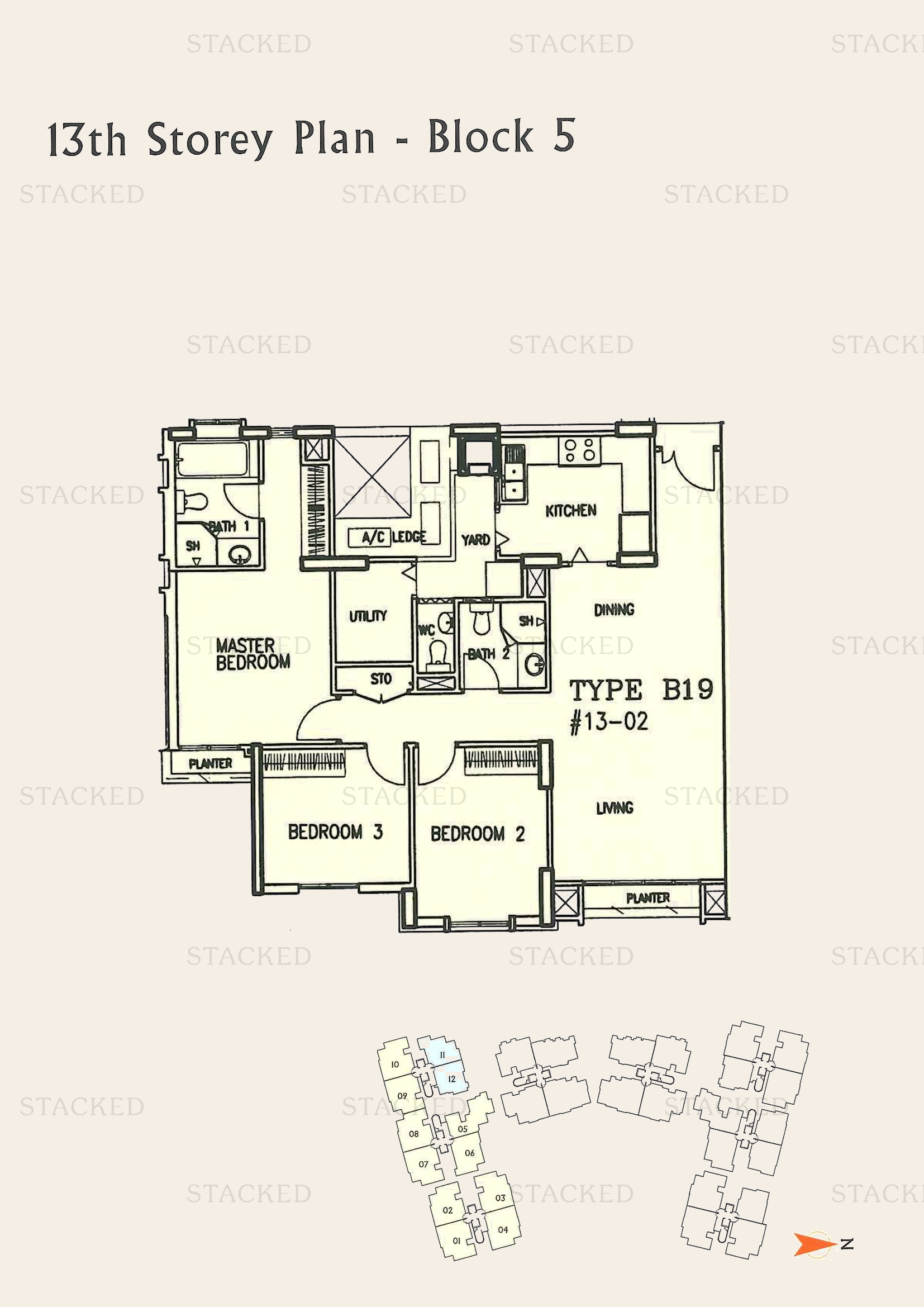 Stacked homes - Rivervale Crest Singapore Condo Floor Plans, Images And ...
