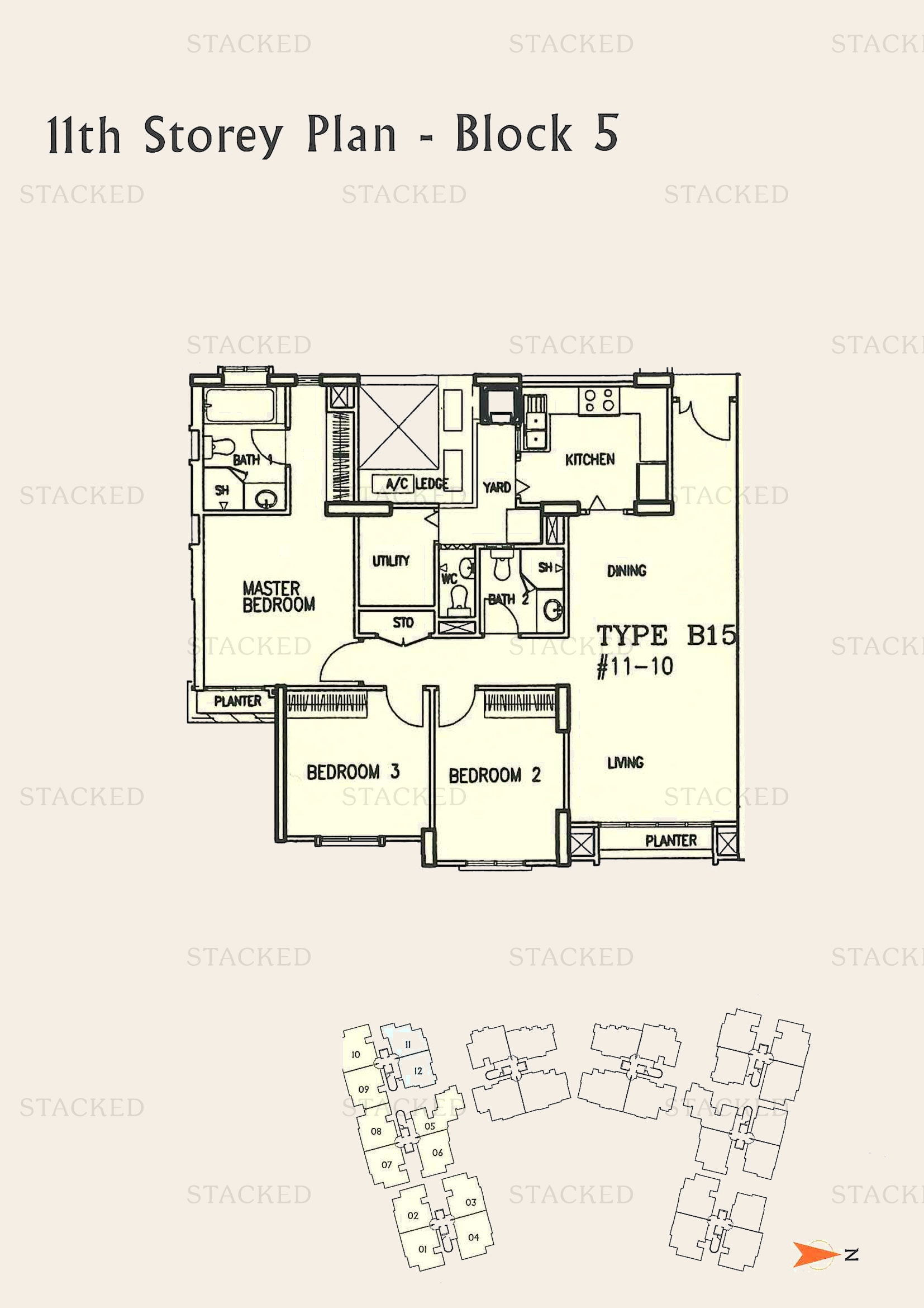 Stacked homes - Rivervale Crest Singapore Condo Floor Plans, Images And ...