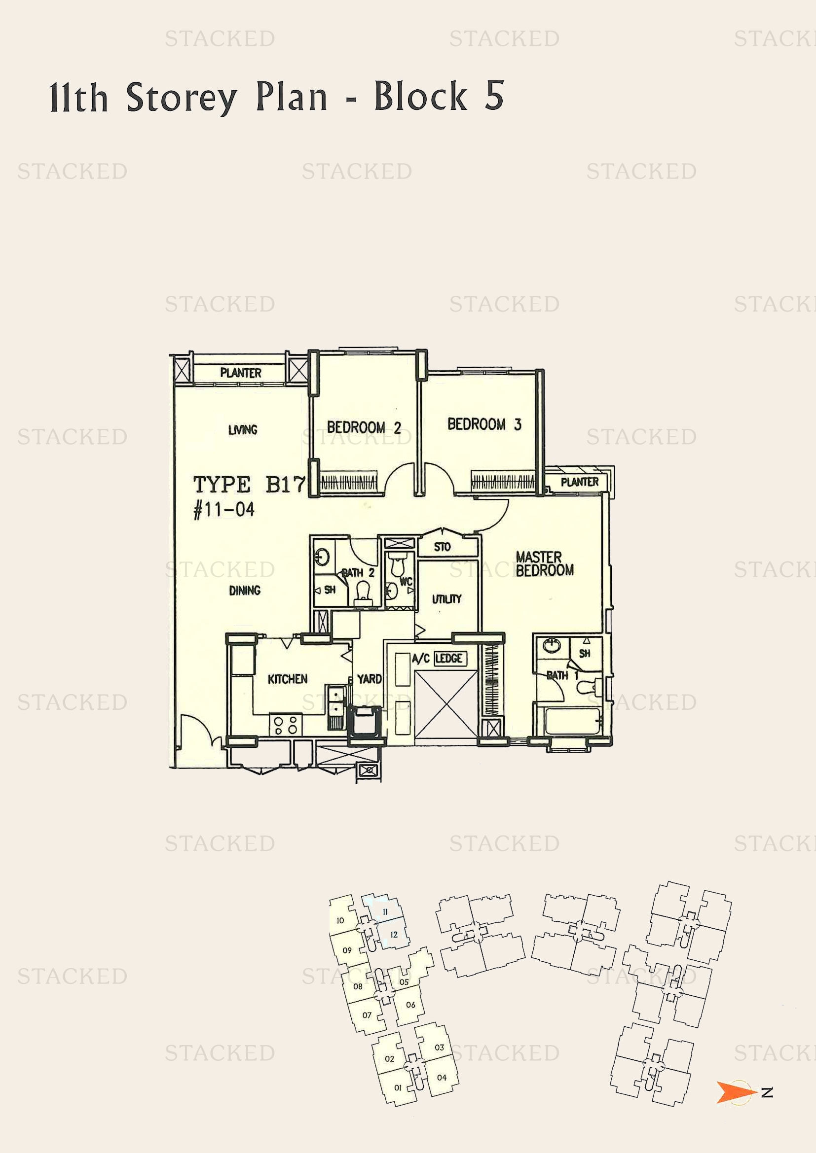 Stacked homes - Rivervale Crest Singapore Condo Floor Plans, Images And ...