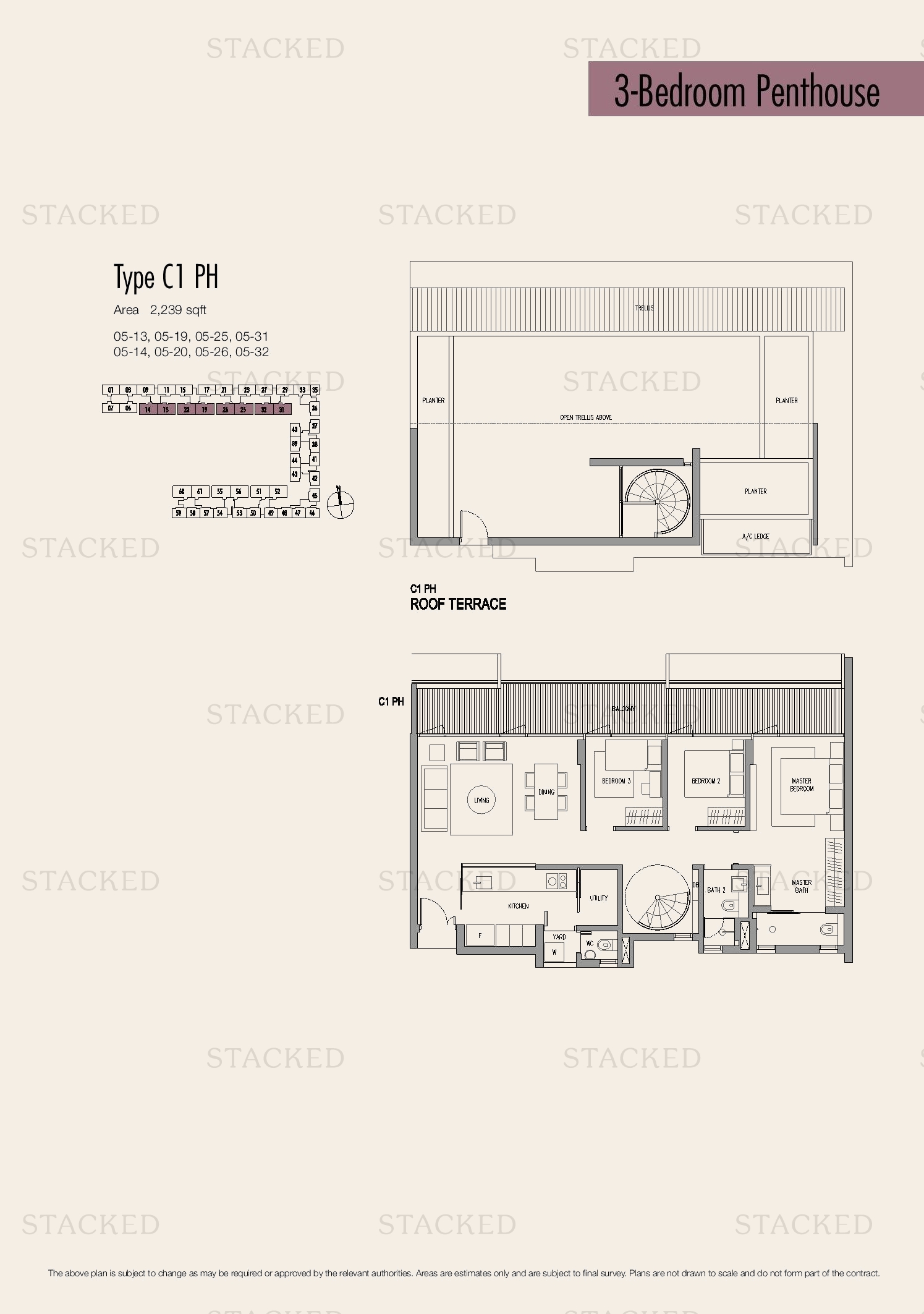 Stacked homes - Seletar Park Residence Singapore Condo Floor Plans ...