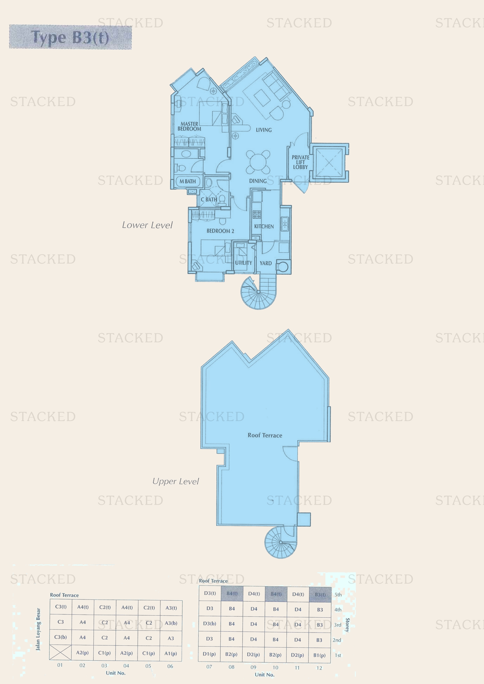 The Edgewater 2-Bedroom floor plan