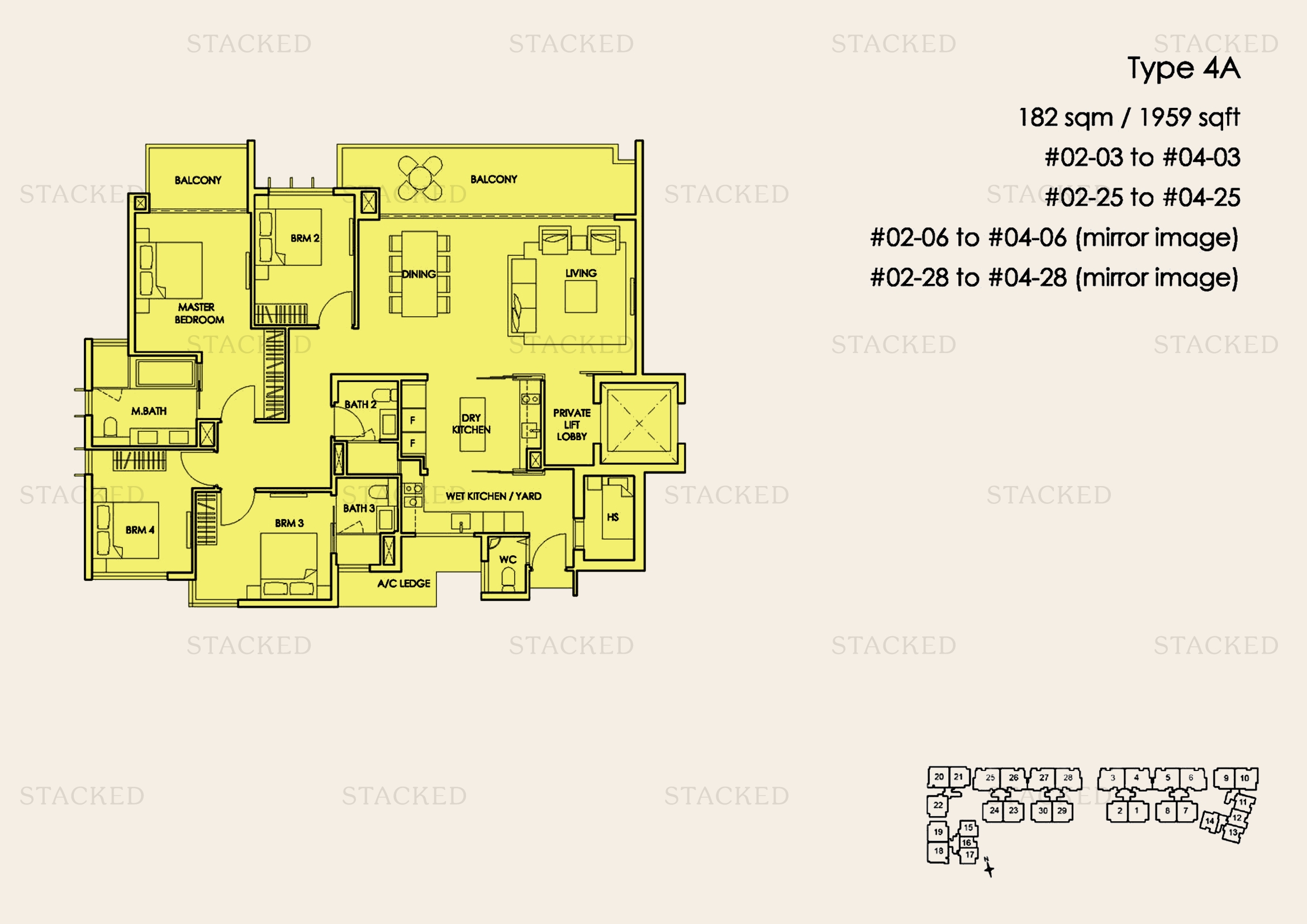 Stacked homes - The Glyndebourne Singapore Condo Floor Plans, Images ...