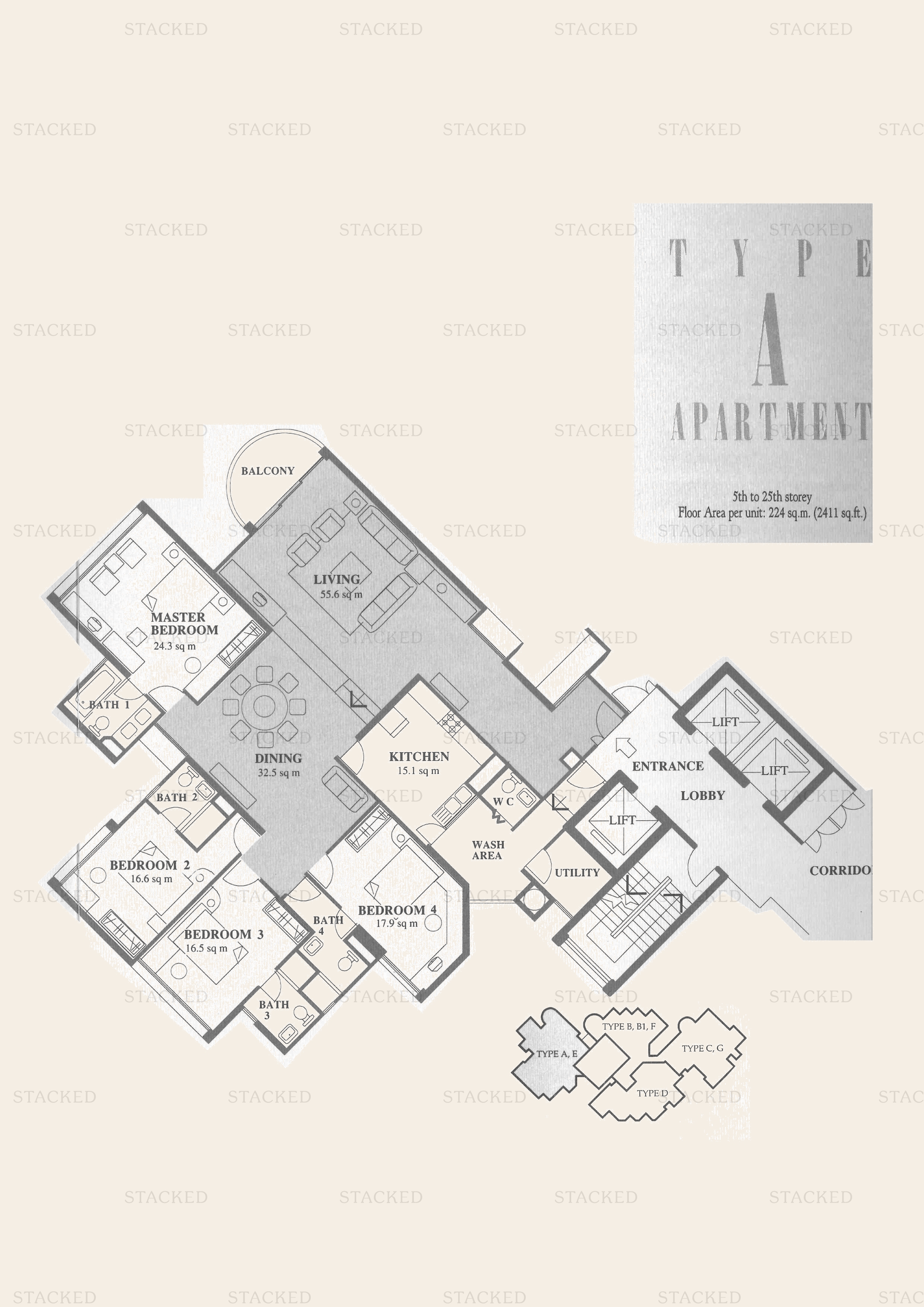 The Morningside floorplan