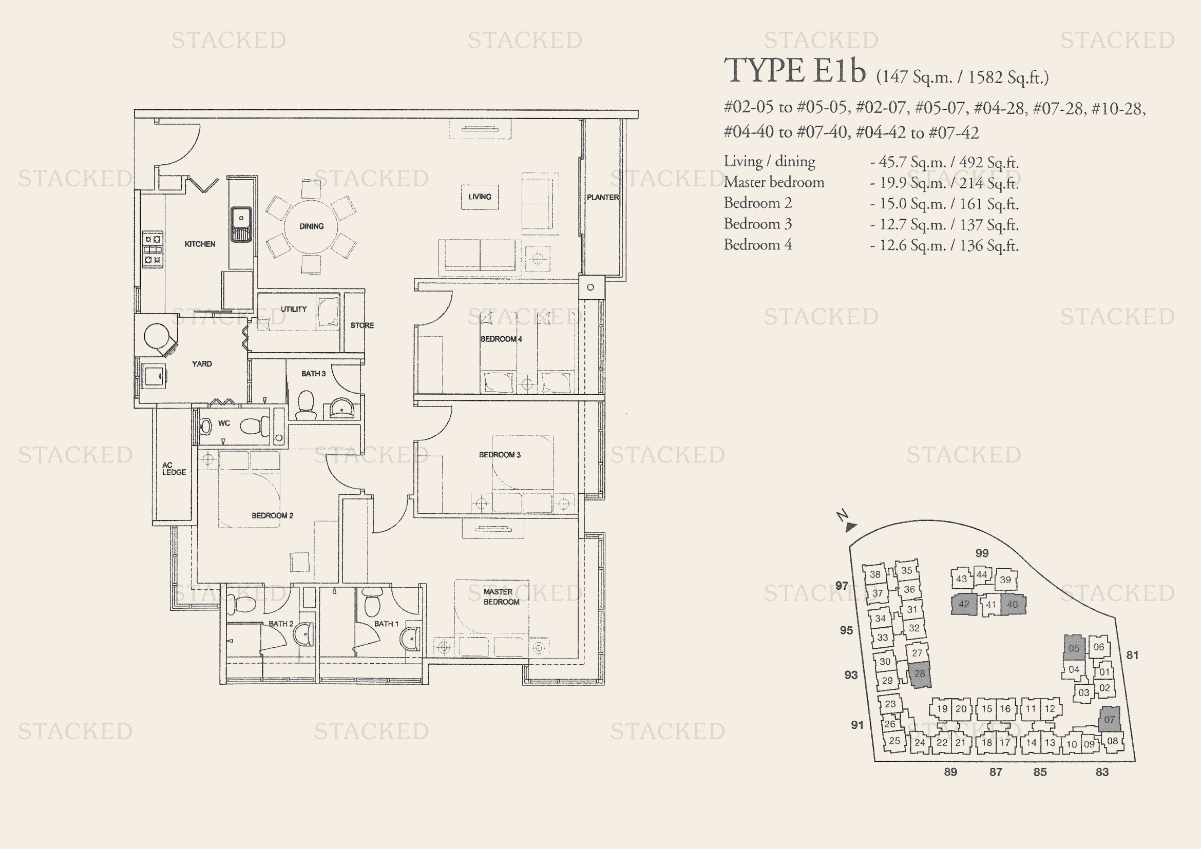 Stacked homes - The Raintree Singapore Condo Floor Plans, Images And ...