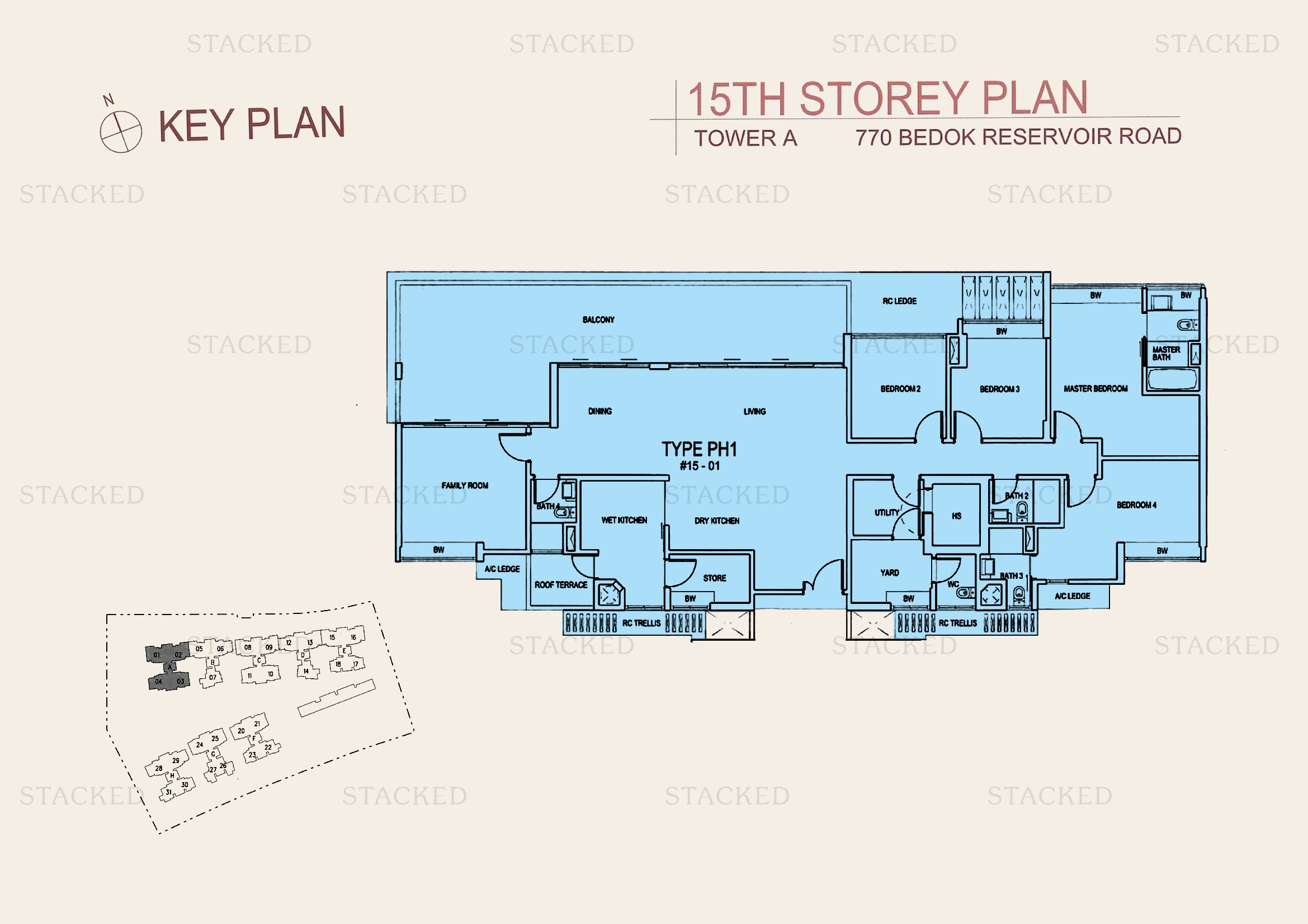 Stacked homes - Waterfront Key Singapore Condo Floor Plans, Images And ...