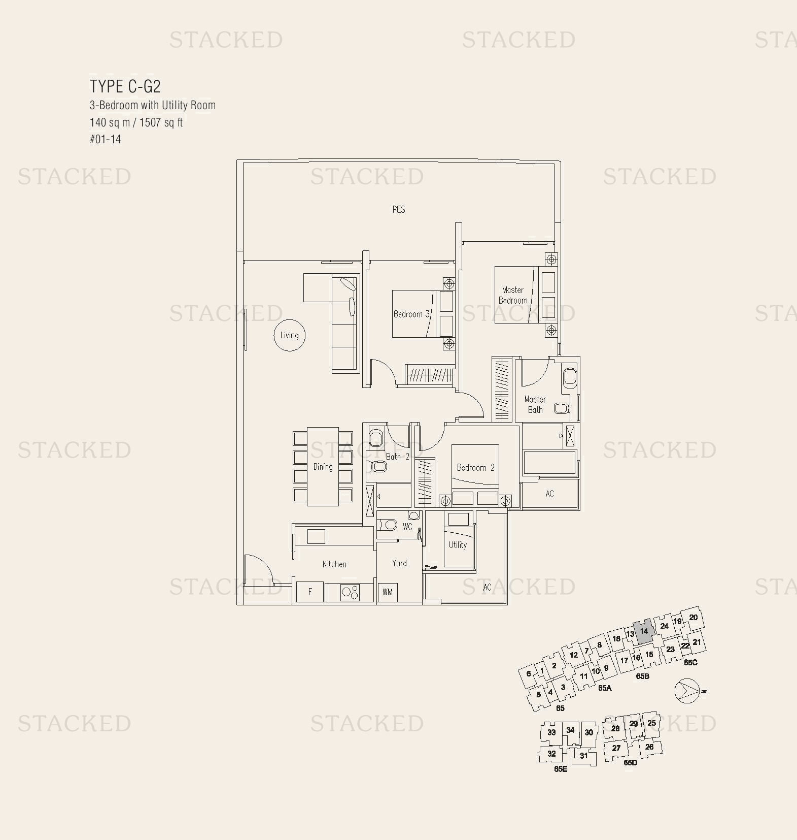 Stacked homes - Waterscape At Cavenagh Singapore Condo Floor Plans ...