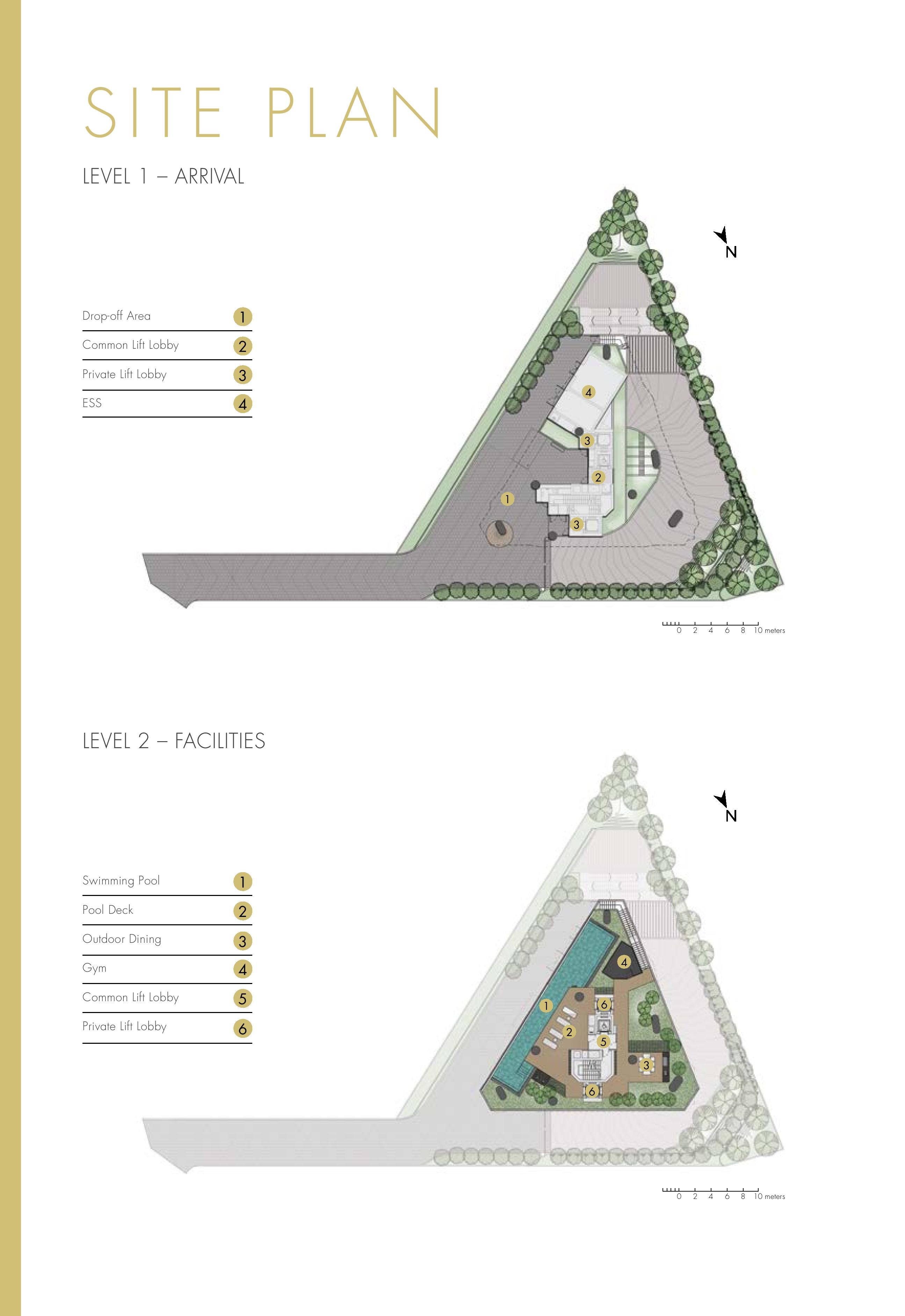 Site plan of One Draycott
