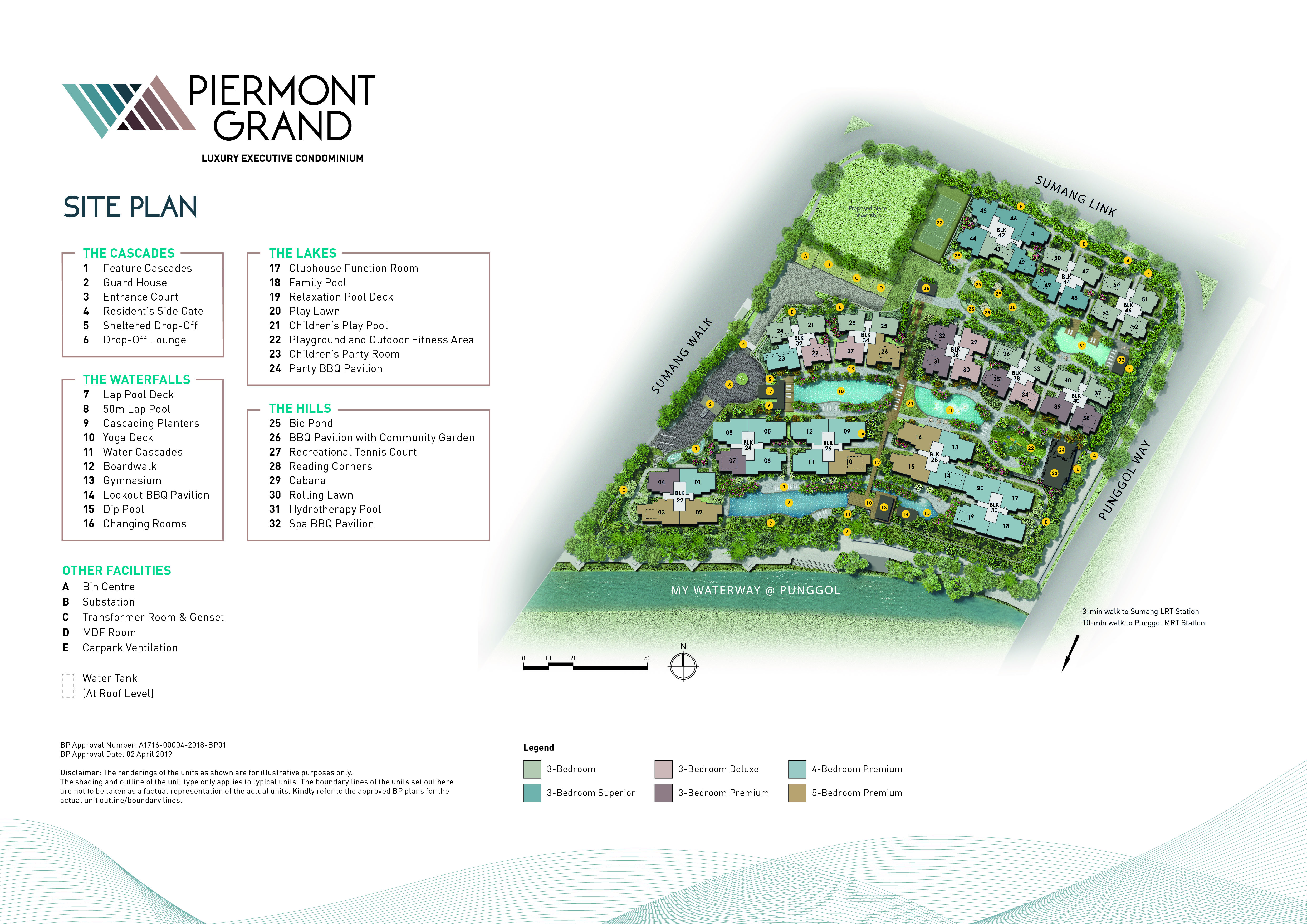 Site plan of Piermont Grand