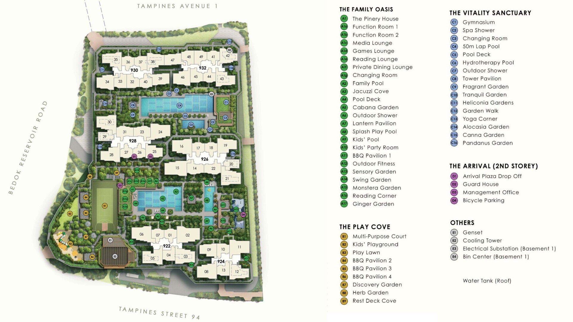 Site plan of Pinery Residences