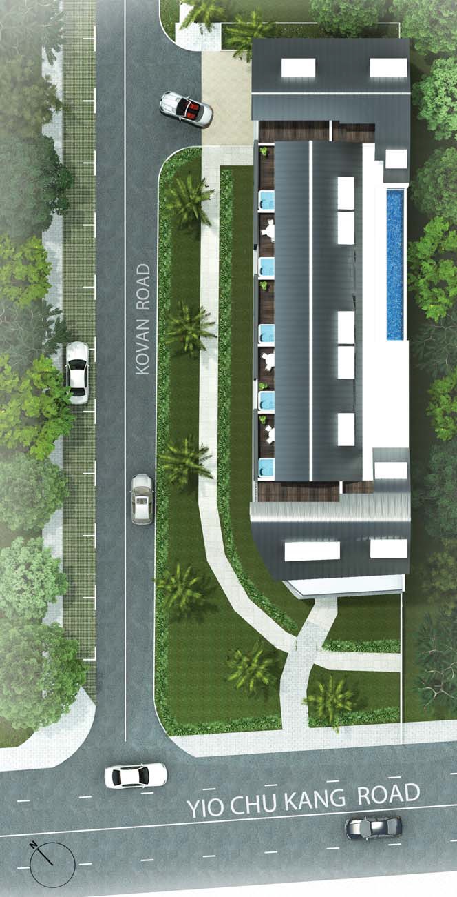 Site plan of Vibes @ Kovan